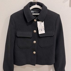 NWT Zara Wool Blend Cardigan